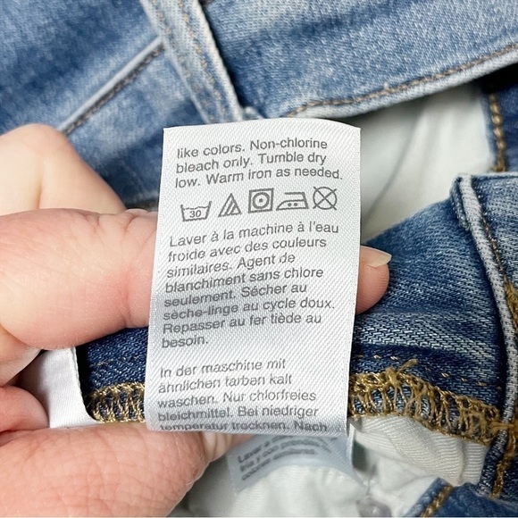 J. Crew Vintage Straight Jeans 25 0 high rise distressed released‎ frayed hem - Picture 10 of 15